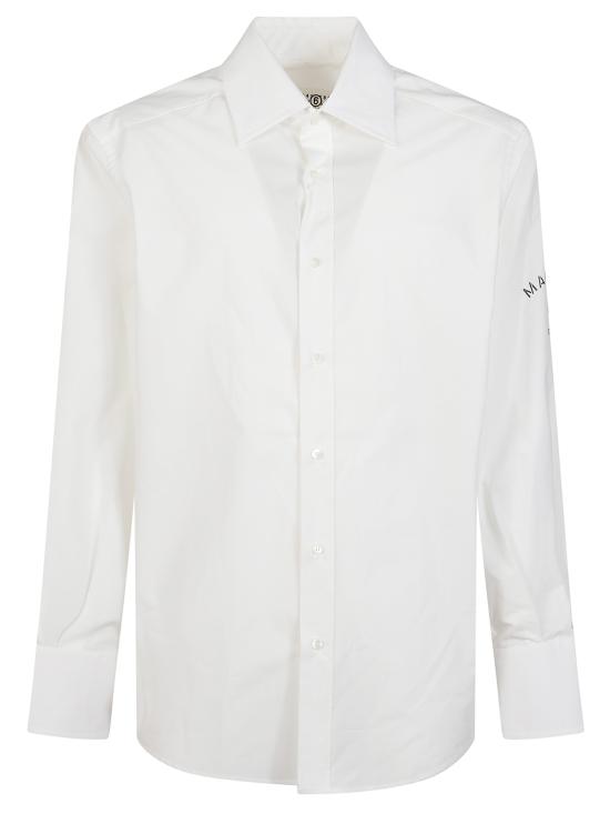 26SS MM6 메종마르지엘라 긴팔 셔츠 SH2DT0051 M35256101 Bianco