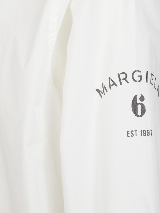 26SS MM6 메종마르지엘라 긴팔 셔츠 SH2DT0051 M35256101 Bianco - MM6 MAISON MARGIELA