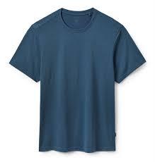 26SS 랩 반팔 티셔츠 QBL68TMP TEMPEST BLUE DOM