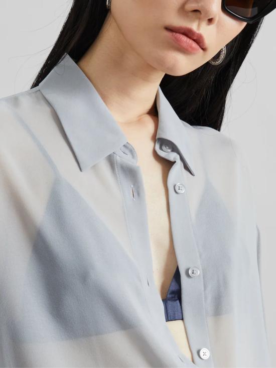 26SS 더프랭키샵 셔츠 PERI CHFS22116128 Grigio - THE FRANKIE SHOP