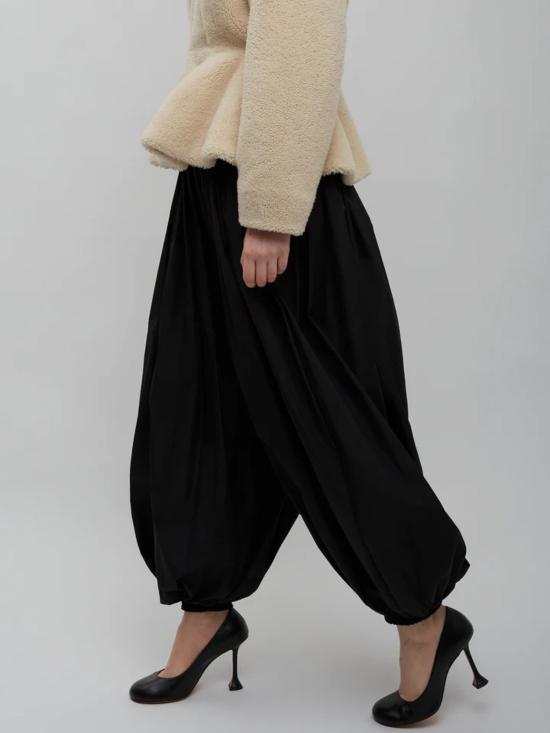 26SS 알라이아 스트레이트 팬츠 AA9P1227W158C 995 Nero - ALAIA