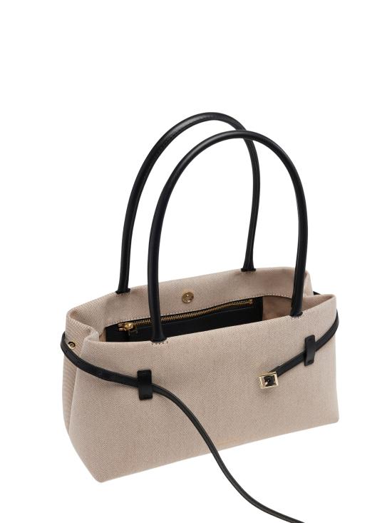 26SS 마누아뜰리에 숄더백 2026172 BEIGE BLACK Beige - MANU ATELIER