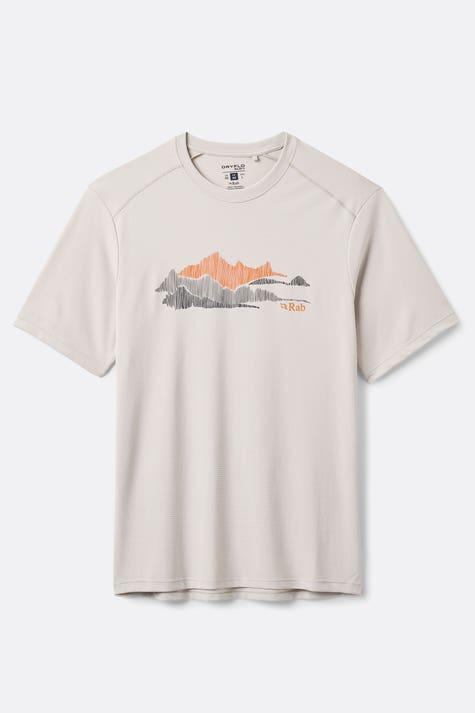 26SS 랩 반팔 티셔츠 QCC48PBE PEBBLE DOM