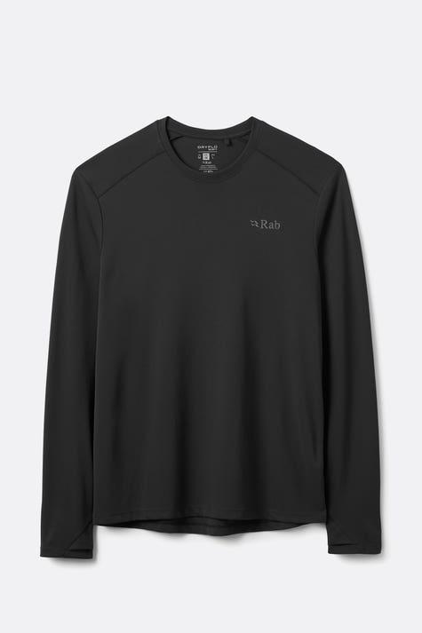 26SS 랩 긴팔 티셔츠 QCC22BLK BLACK DOM