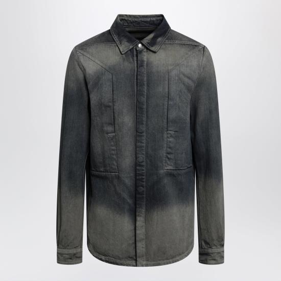 25FW 릭 오웬스 데님 셔츠 RU02E1237DKDEG Multicolor