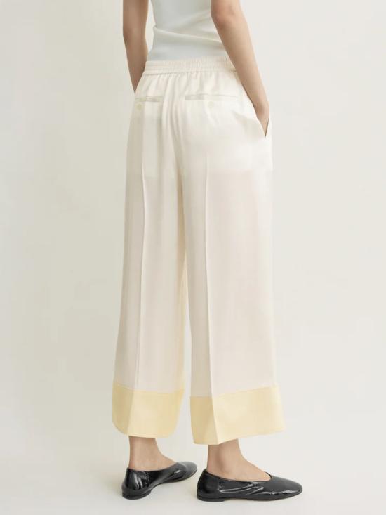 26SS 토템 스트레이트 팬츠 262WRB0398FB0546 047 White - TOTEME