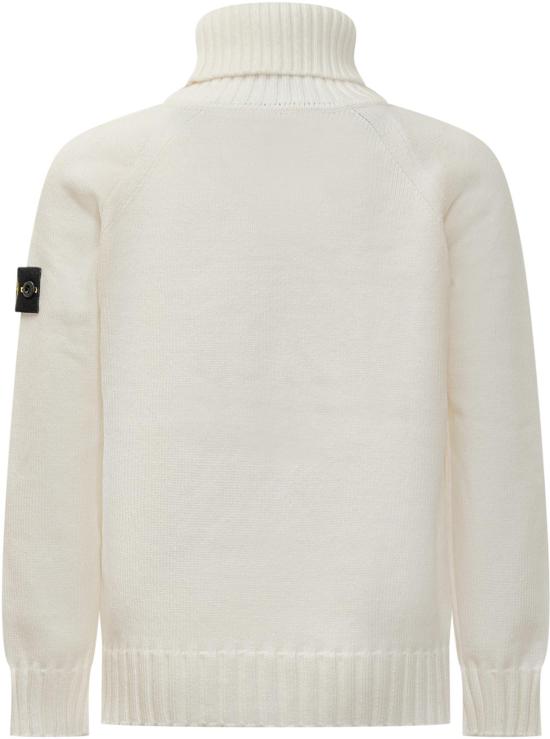  [키즈] 스톤 아일랜드 터틀넥 니트 8116504A2V0099 WHITE - STONE ISLAND