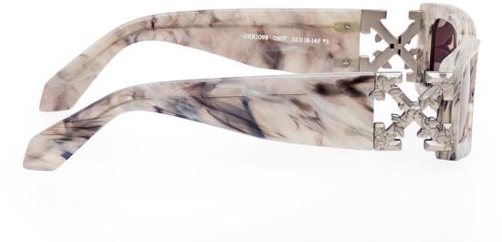  오프화이트 선글라스 OERI098F23PLA0010807 LICHTGREY - OFF WHITE