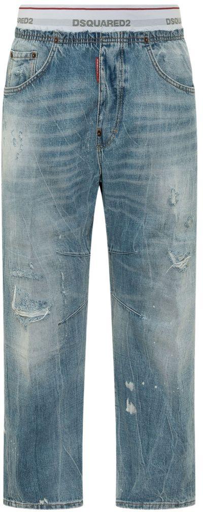 26SS 디스퀘어드2 데님 팬츠 S71LB1734D30038470 BLUE