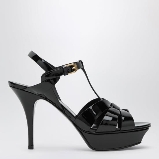 26SS 생로랑 트리뷰트 플랫폼 샌들 315490AAAOW Black