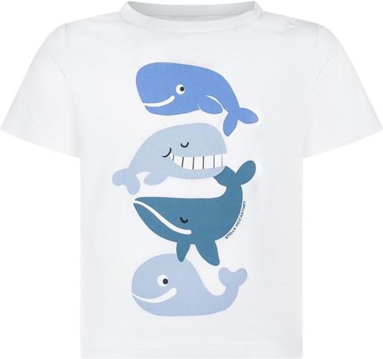 26SS [키즈] 스텔라 맥카트니 티셔츠 TY8570Z0434100 WHITE