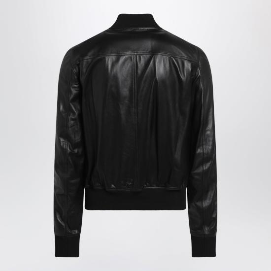 25FW 릭 오웬스 가죽 자켓 RU02E1749LBY Black - RICK OWENS