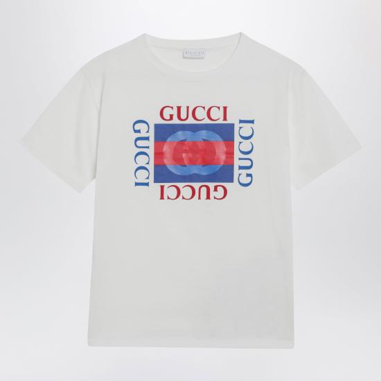 26SS [키즈] 구찌 티셔츠 575114XJHO8 White