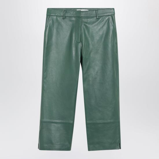 26SS 더프랭키샵 가죽 팬츠 PAFS21791VI Green