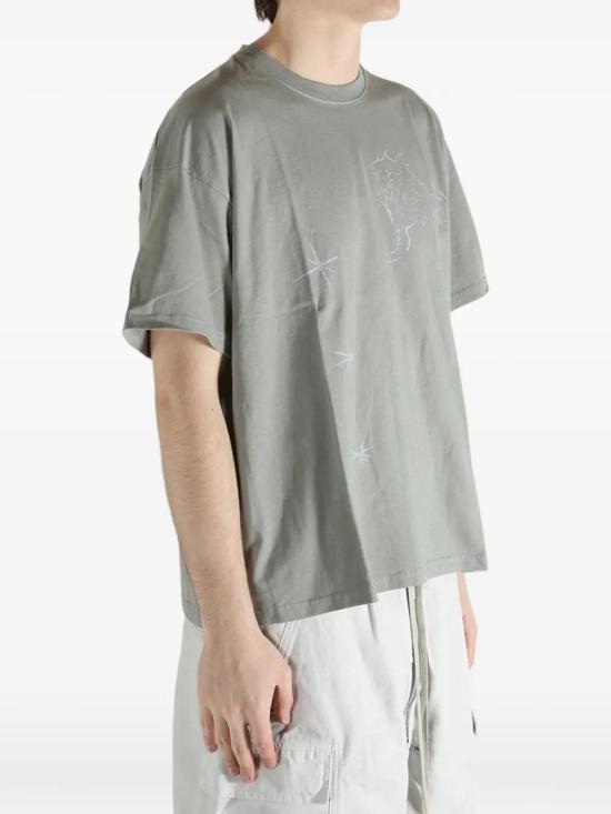 26SS 로아 반팔 티셔츠 YBMW079JY07 GRY0001 Grey - ROA