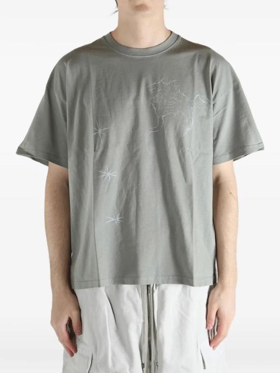 26SS 로아 반팔 티셔츠 YBMW079JY07 GRY0001 Grey - ROA