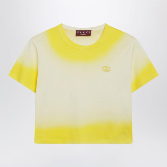 26SS 구찌 반팔 티셔츠 838009XJHQ7 Yellow