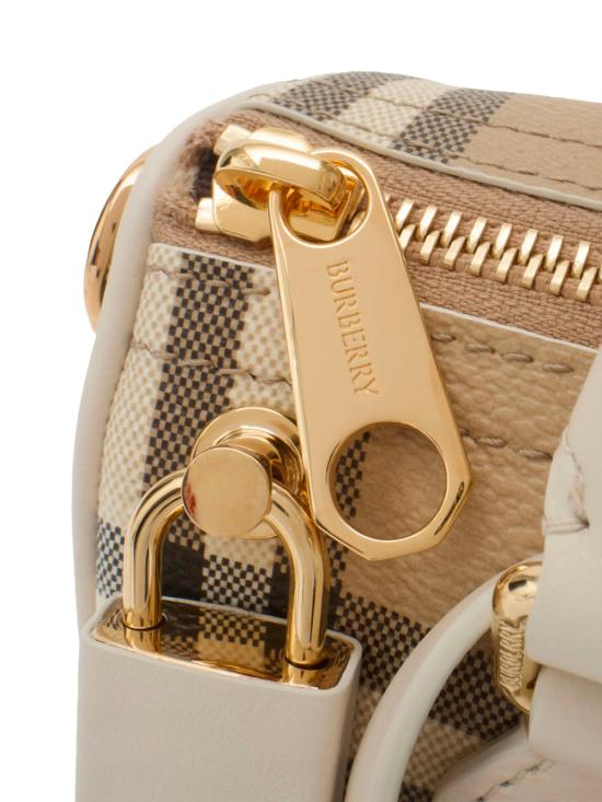 26SS 버버리 미니 체크 볼링 백 8125107 B7348 VNTG CHK SOAP - BURBERRY