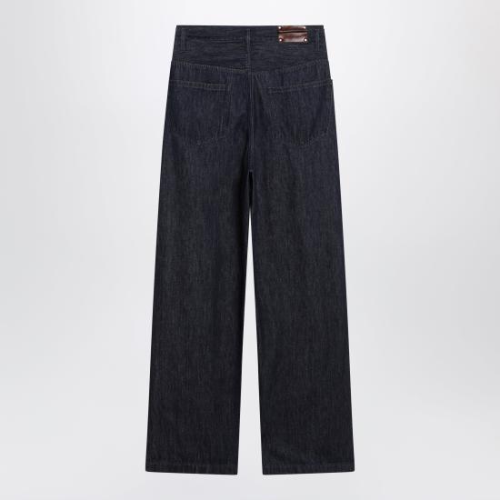 25FW 드리스 반 노튼 스트레이트 팬츠 209232381 Blue - DRIES VAN NOTEN