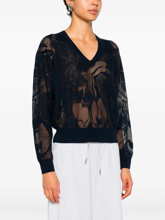 26SS 드리스 반 노튼 풀오버 0112363733 509 NAVY - DRIES VAN NOTEN