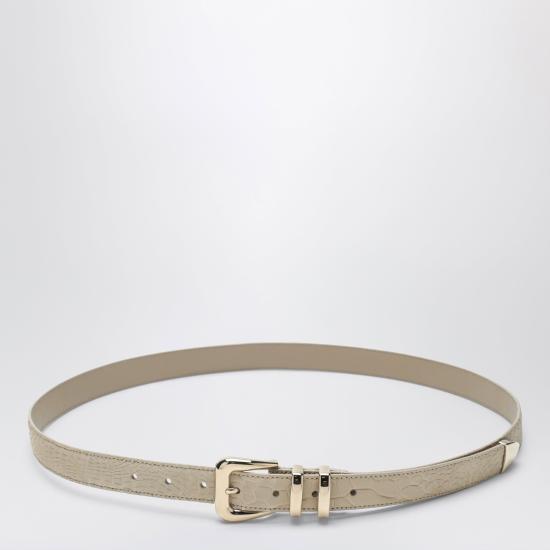 26SS 브루넬로 쿠치넬리 가죽 벨트 MAUAL253LE Beige