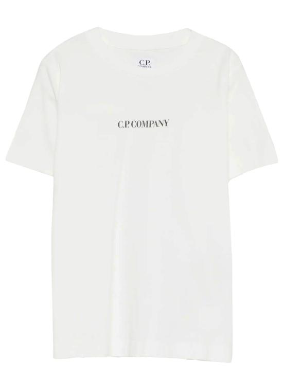 26SS [키즈] 씨피 컴퍼니 티셔츠 CUM00U LAA17 10135 GAUZE WHITE