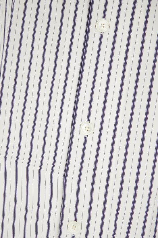 26SS 아미 스트라이프 코튼 숏슬리브 아미 드 하트 와이드 셔츠 USH809CO0220A074 DIVERS - AMI