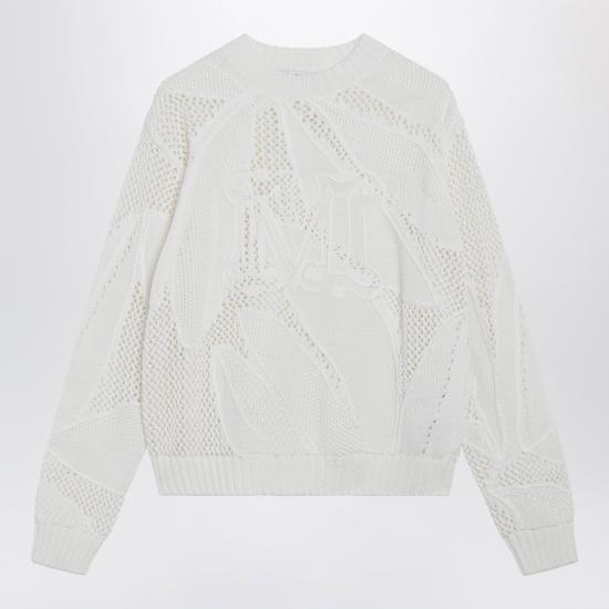 26SS 막스마라 긴팔 티셔츠 MXMSALVOCO White
