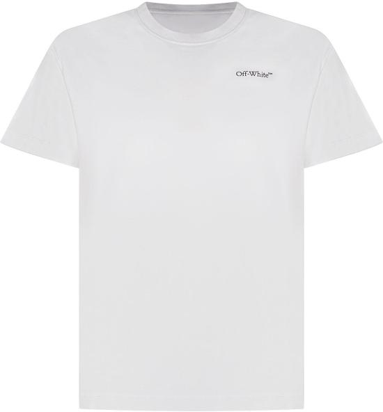 26SS [키즈] 오프화이트 티셔츠 44BAA002S26J008100 WHITE