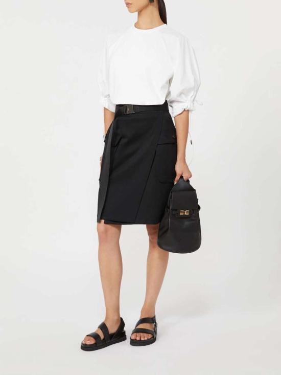 26SS 막스마라 아우토레 미디 스커트 2611101062600 010 NERO - MAX MARA