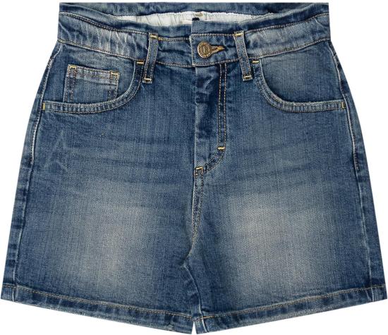  [키즈] 골든구스 데님 숏팬츠 GKP01765P00151050765 BLUE