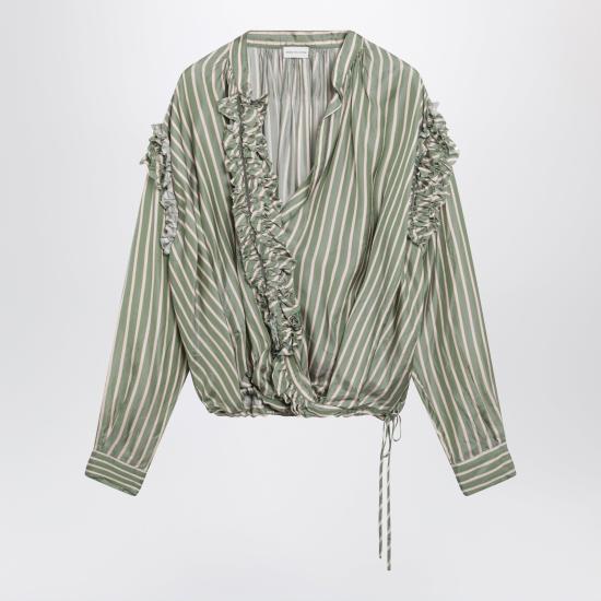 26SS 드리스 반 노튼 블라우스 107453274 Green