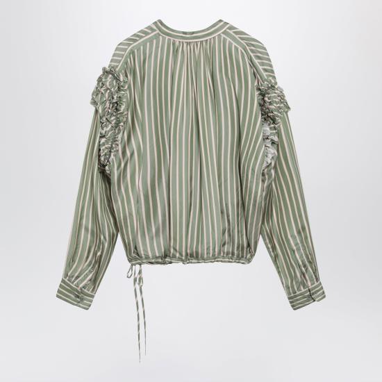 26SS 드리스 반 노튼 블라우스 107453274 Green - DRIES VAN NOTEN