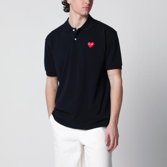 26SS 꼼데가르송 폴로 티셔츠 AXT006051CO Blue