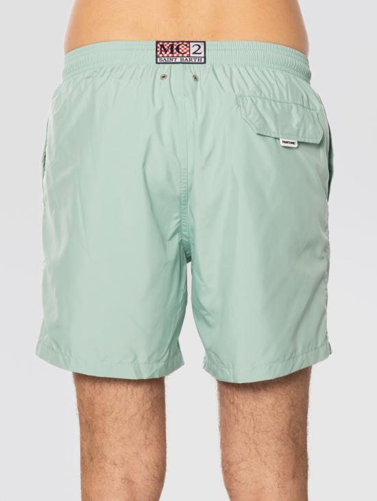 26SS 세인트바쓰 스윔팬츠 의상 Tinta Unita Pantone Verde Acqua - MC2 SAINT BARTH