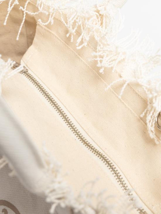 26SS 세인트바쓰 토트백 캔버스 비앙코 소재의 보르사 콜레트 - MC2 SAINT BARTH