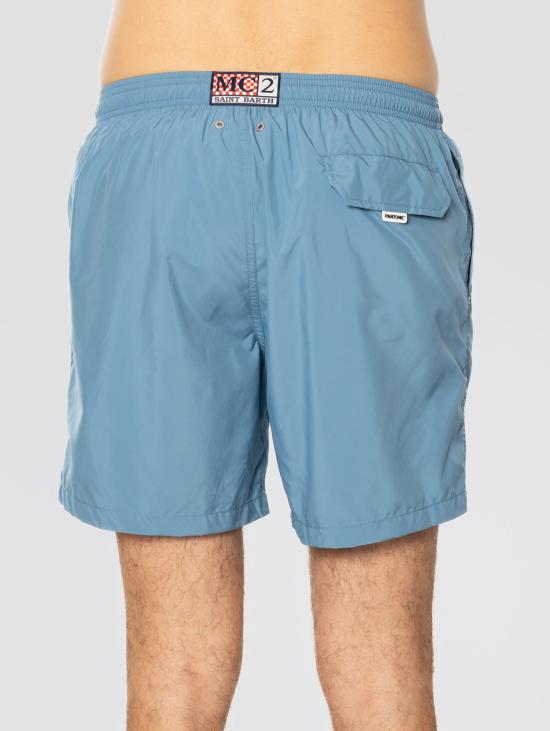 26SS 세인트바쓰 스윔팬츠 의상 Tinta Unita Pantone Blu Polvere - MC2 SAINT BARTH