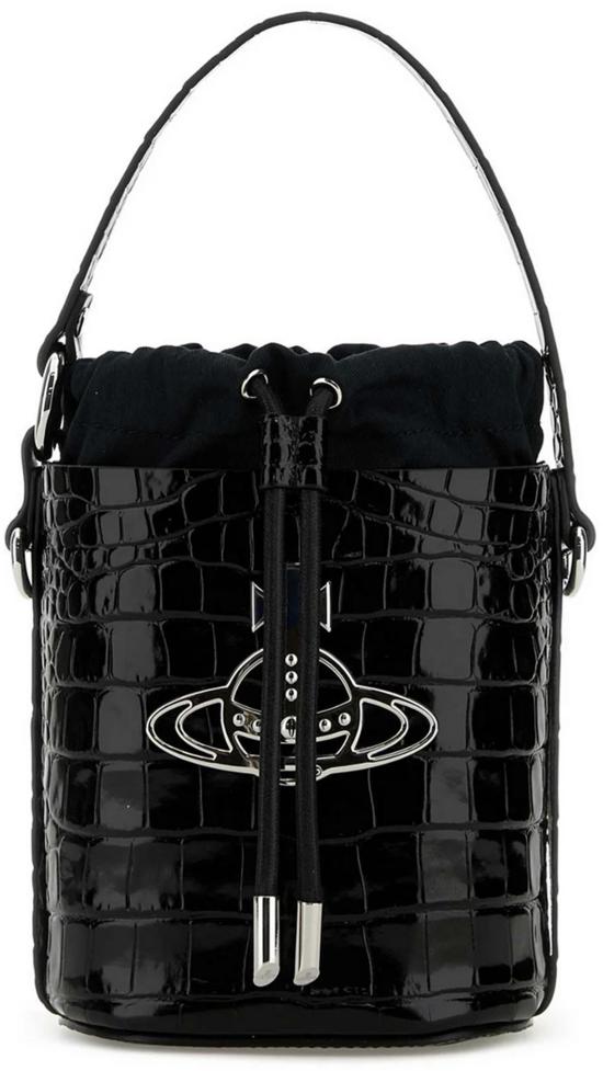 26SS 비비안웨스트우드 숄더백 4C030005W BLACK