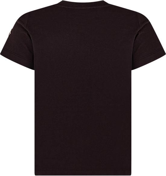 26SS [키즈] 몽클레어 티셔츠 L19548C0000689AFV999 BLACK - MONCLER