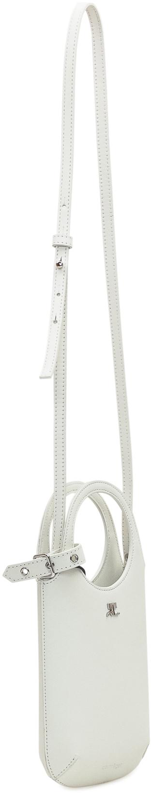 25SS 쿠레쥬 클러치/파우치 225GSA178CR00650011 WHITE - COURREGES