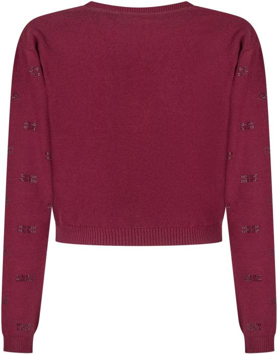 25FW [키즈] 엘리자베타프랜치 가디건 EFMA168CFL0603029 MAROON - ELISABETTA FRANCHI