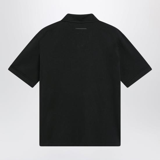 26SS MM6 메종마르지엘라 폴로 티셔츠 SH2GL0011M20108 Black - MM6 MAISON MARGIELA