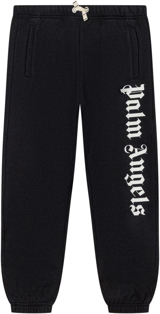 25FW [키즈] 팜앤젤스 트레이닝/조거 팬츠 PBCH008C99FLE0021003 BLACK