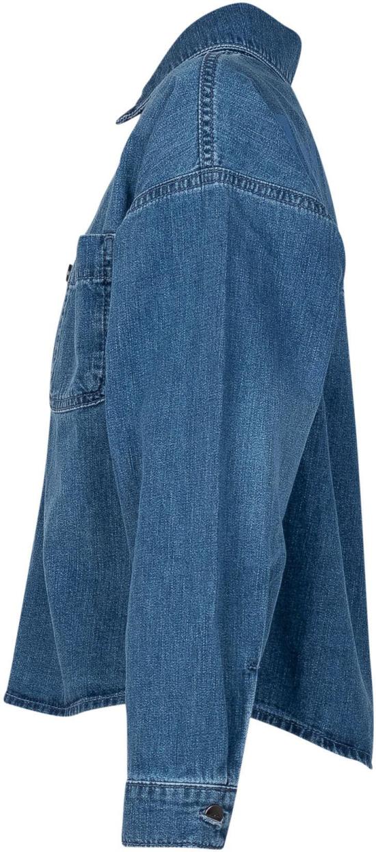 26SS [키즈] 팜앤젤스 데님 셔츠 PBYD006S26DEN001050 BLUE - PALM ANGELS