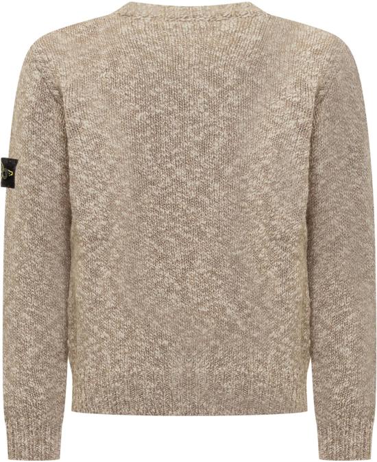 25FW [키즈] 스톤 아일랜드 캐시미어 니트 K2S165100004S00M2V0M95 BEIGE - STONE ISLAND