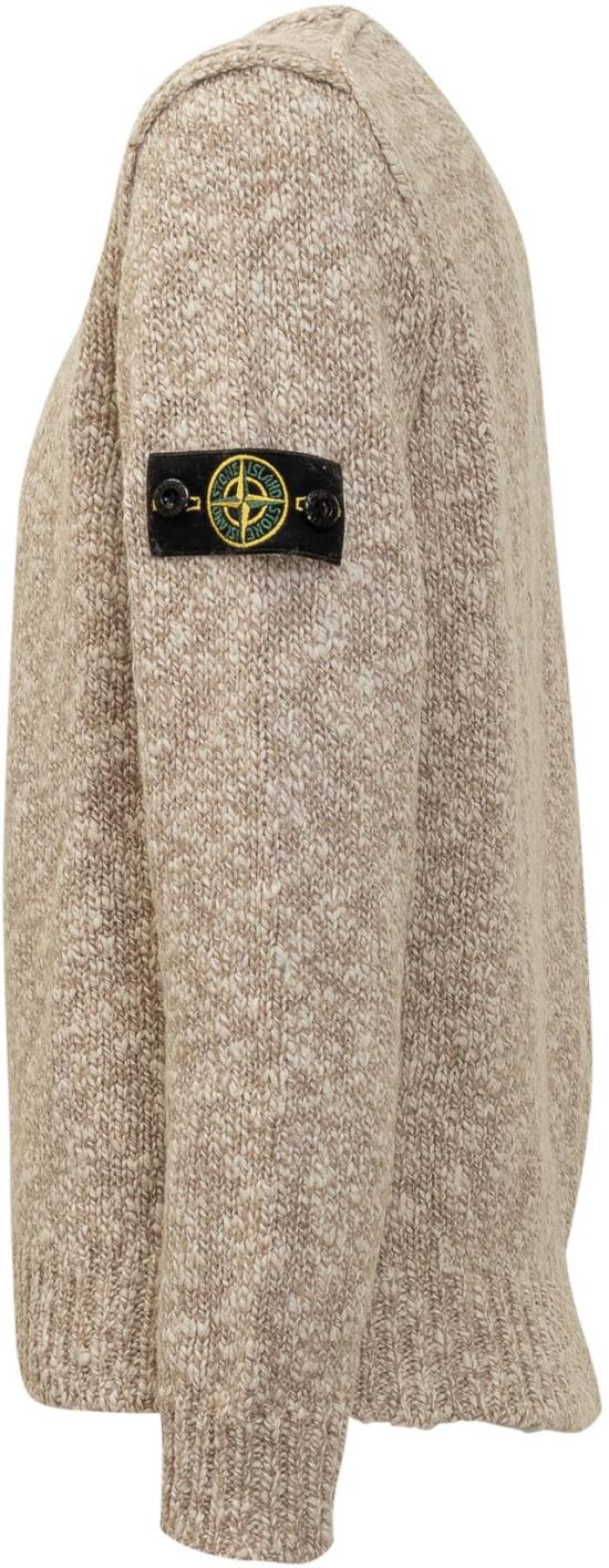 25FW [키즈] 스톤 아일랜드 캐시미어 니트 K2S165100004S00M2V0M95 BEIGE - STONE ISLAND