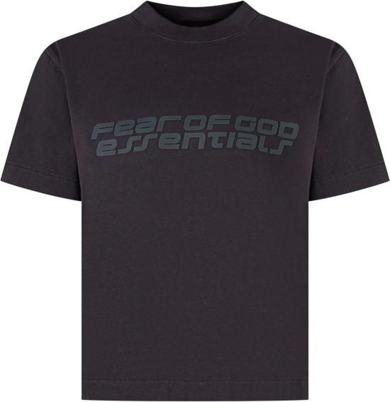 26SS [키즈] 피어오브갓 티셔츠 785HO251432KVINTBLK DONKERGREY
