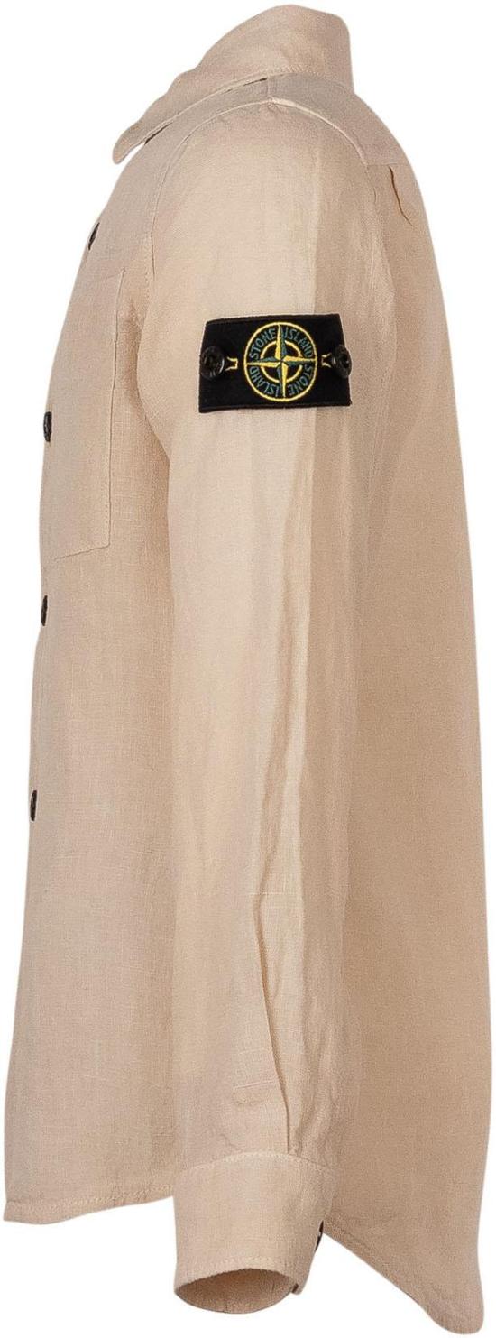 26SS [키즈] 스톤 아일랜드 셔츠 L1S161100003S0145V0097 BEIGE - STONE ISLAND