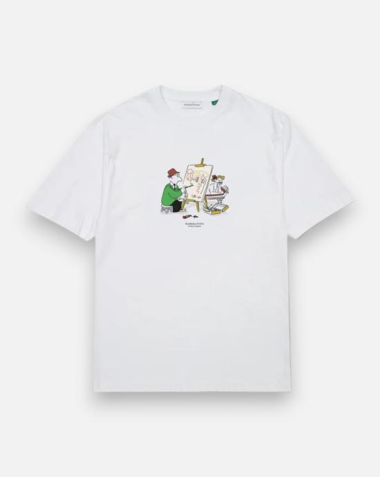 26SS 에드몬드 스튜디오 반팔 티셔츠 AVANT GARDE PLAIN WHITEWHITE White