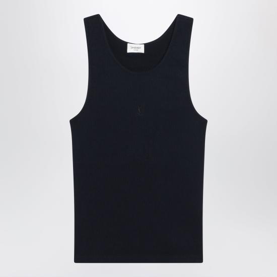 26SS 생로랑 민소매 티셔츠 842992Y37EC Blue